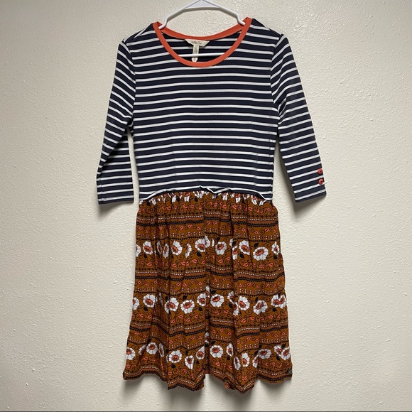 Matilda Jane Winsome Dress, navy white stripes - Picture 2 of 12